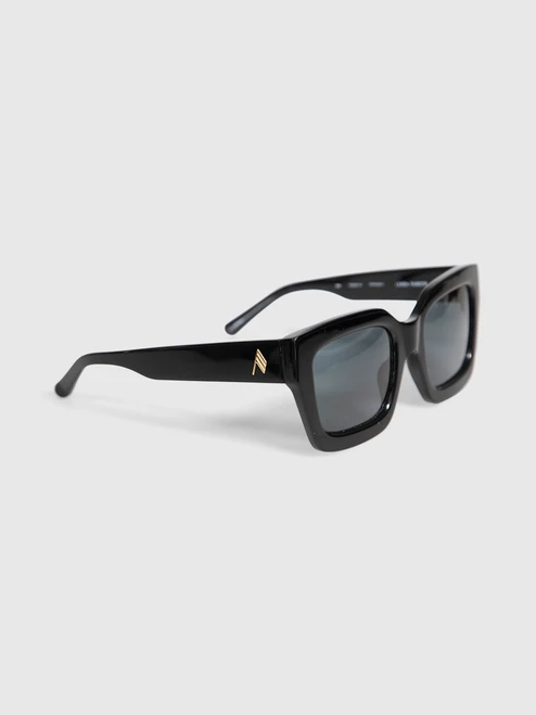 The Attico Black Selma Sunglasses