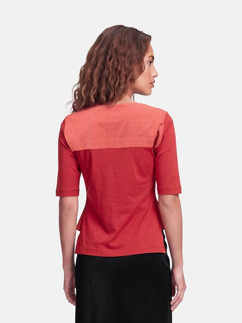 Vivienne Westwood Red Square Neck Top