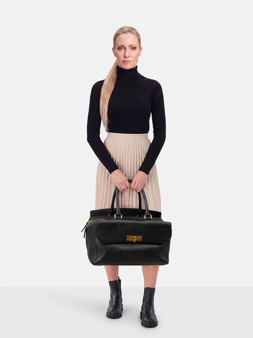 Bally Black Leather Handbag