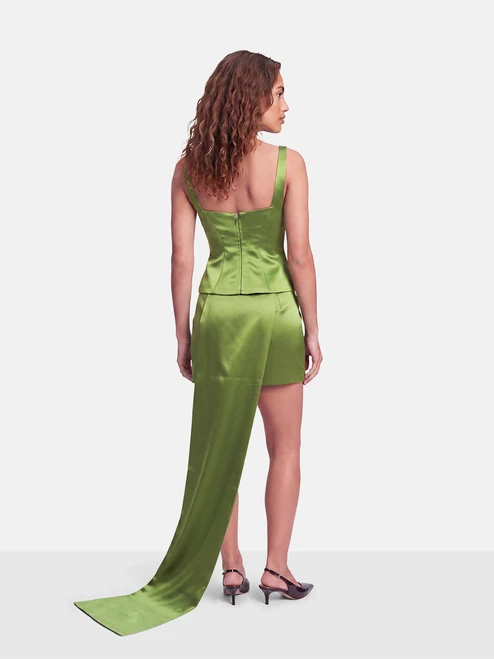Emilia Wickstead Green Harleigh Top & Skirt Set