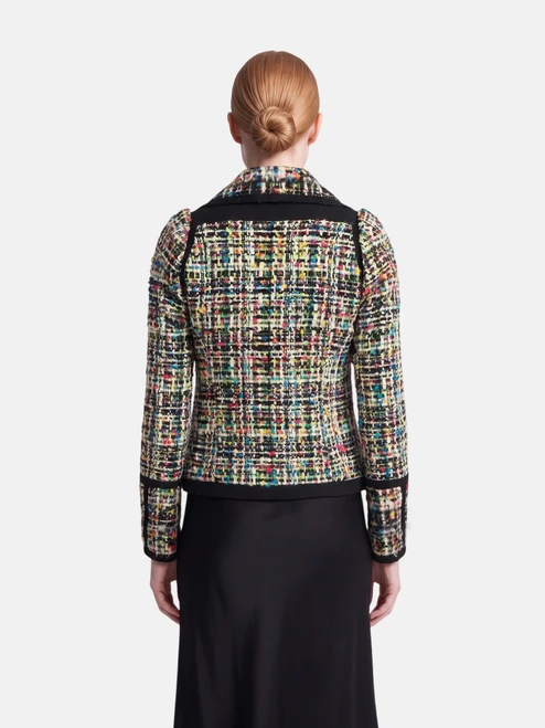 Balenciaga Wool Tweed Buttoned Jacket