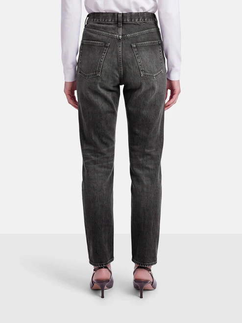 Saint Laurent Grey Denim Straight Leg Jeans