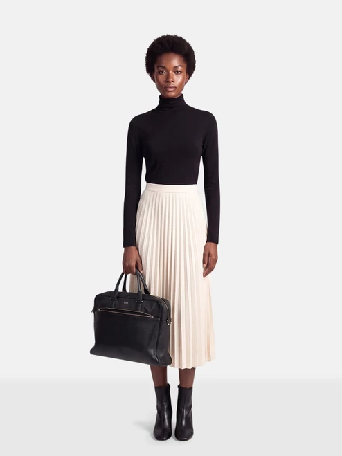 Tom Ford Black Grain Leather Slim Briefcase