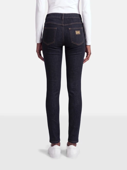 Dolce & Gabbana Dark Navy Denim Skinny Jeans