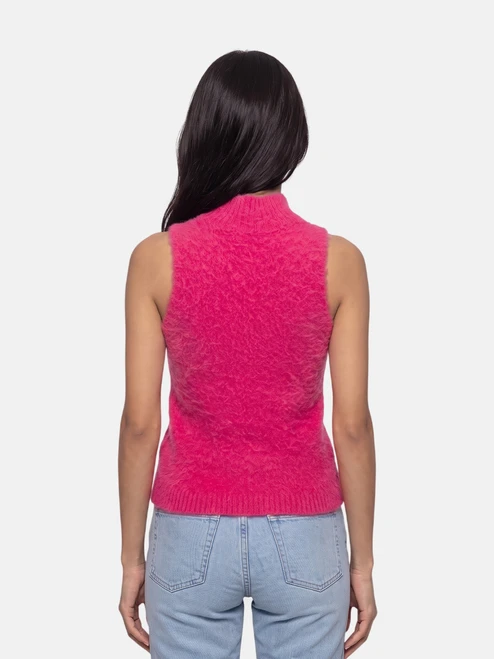 Versace Pink Knit Sleeveless Jumper