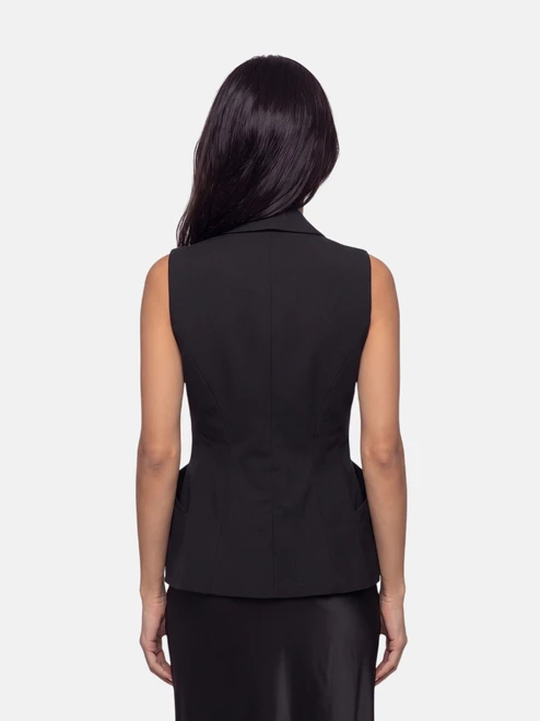 Vivienne Westwood Black Wool Buttoned Vest
