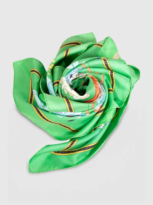 Hermès Carre 90 ‘Fleurs and Raisins’ Silk Scarf