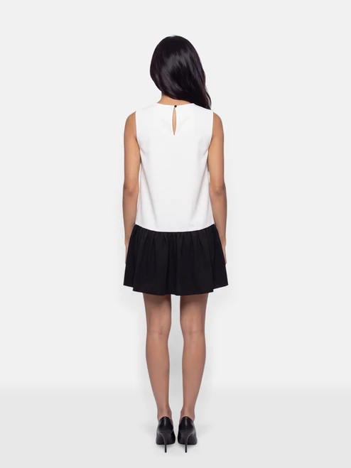 Roksanda Black & White Two Toned Mini Dress
