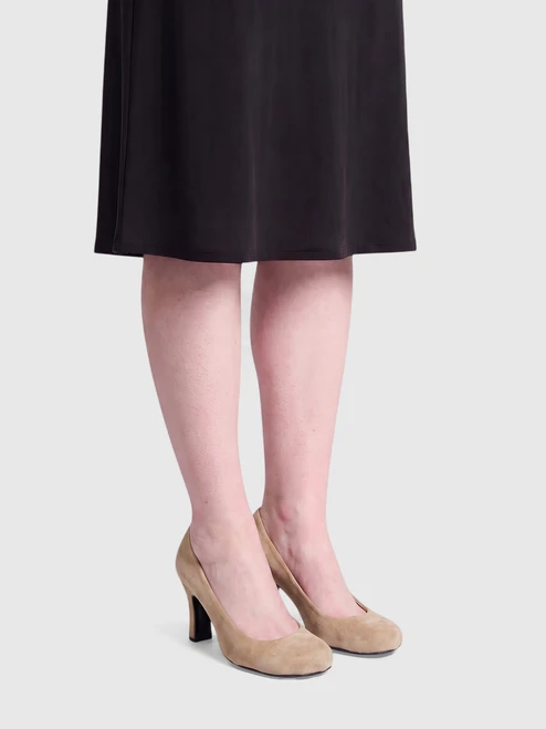 Vivienne Westwood Beige Suede Paw Pumps