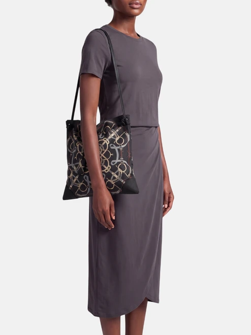 Hermès Black SilkyCity 33 Bag