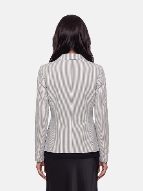 Smythe Blue Striped Blazer