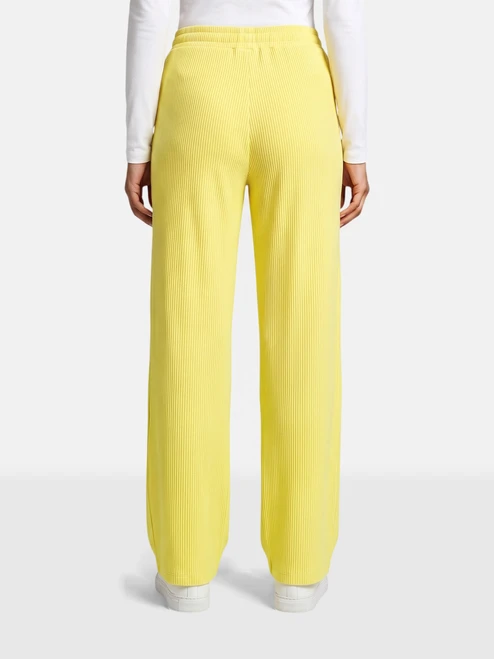 Maison Margiela Neon Yellow Wide Leg Elasticated Joggers