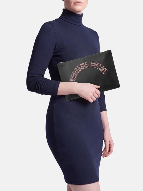 Givenchy Black Saffiano Faux Leather Clutch Givenchy Black Saffiano Faux Leather Clutch