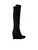 Stuart Weitzman X Russel & Bromley Black Suede Wedge Knee Boots