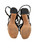 Valentino Garavani Black Suede Rockstud Platform Heel Sandals