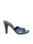 Charles Jourdan Vintage Blue Strap Detail Heeled Sandals