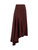 Marni Burgundy Asymmetrical Flowy Skirt