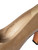 Salvatore Ferragamo Brown Leather Pointed Toe Cap Pumps