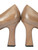 Salvatore Ferragamo Brown Leather Pointed Toe Cap Pumps