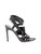 Rupert Sanderson Black Patent & Leather Strappy Heeled Sandals