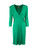 Issa London Green 3/4 Sleeve Mini Dress