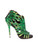 Roger Vivier Green Paillette Palm Sandals