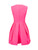 Alexander McQueen McQ Pink V-Neck Pleated Mini Dress