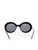 Carolina Herrera Black Round Sunglasses