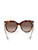 Carolina Herrera Brown Tortoiseshell Aviator Sunglasses