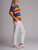 Women Alberta Ferretti Today Rainbow T-Shirt - Multicolour Size XS UK 6 US 2