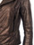 Women Balenciaga Metallic Biker Jacket - Bronze Size M UK 10 US 6 FR 38