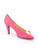 Charles Jourdan Pink Suede Pointed Toe Pumps