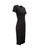 Proenza Schouler Black Buttoned Waist Knee Length Dress