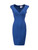 Herve Leger Blue V-Neck Mini Dress