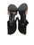 Pierre Hardy Black Suede Leather Panelled Heel Sandals