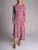 Women La Double J Pina Flower Leopard Dress - Red Size M UK 10 US 6
