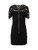 Erdem Black Guipure Lace Knee Length Dress