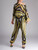 Women Emilio Pucci Multicolour Patterned Silk Jumpsuit - Size M UK 10 US 8 IT 42