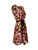 Miu Miu Candy Printed Sheer Belted Sleeveless Mini Dress