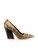 aeyde Brown Python Leather Pumps