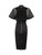 Victoria Beckham Black Lace Accent Collar Dress