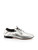 Tory Burch Silver Leather Metallic Oxfords