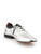 Tory Burch Silver Leather Metallic Oxfords