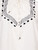Women Altuzarra White Silk Collarless Embroidered Blouse - Size S UK8 US4 FR36