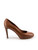 Sergio Rossi Brown Leather Heels