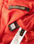 Roberto Cavalli Red Ruched Midi Dress