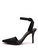 Women Alexander Wang Black Leather D'Orsay Ankle Strap Heels - Size UK6 US9 EU39