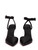Women Alexander Wang Black Leather D'Orsay Ankle Strap Heels - Size UK6 US9 EU39