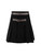 Miu Miu Black Corduroy Pleat Mini Skirt