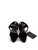 Giuseppe Zanotti Women's Ankle Strap Sandal Heels, Size 4.5 UK, Black, Velvet and Patent Leather